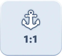 White anchor